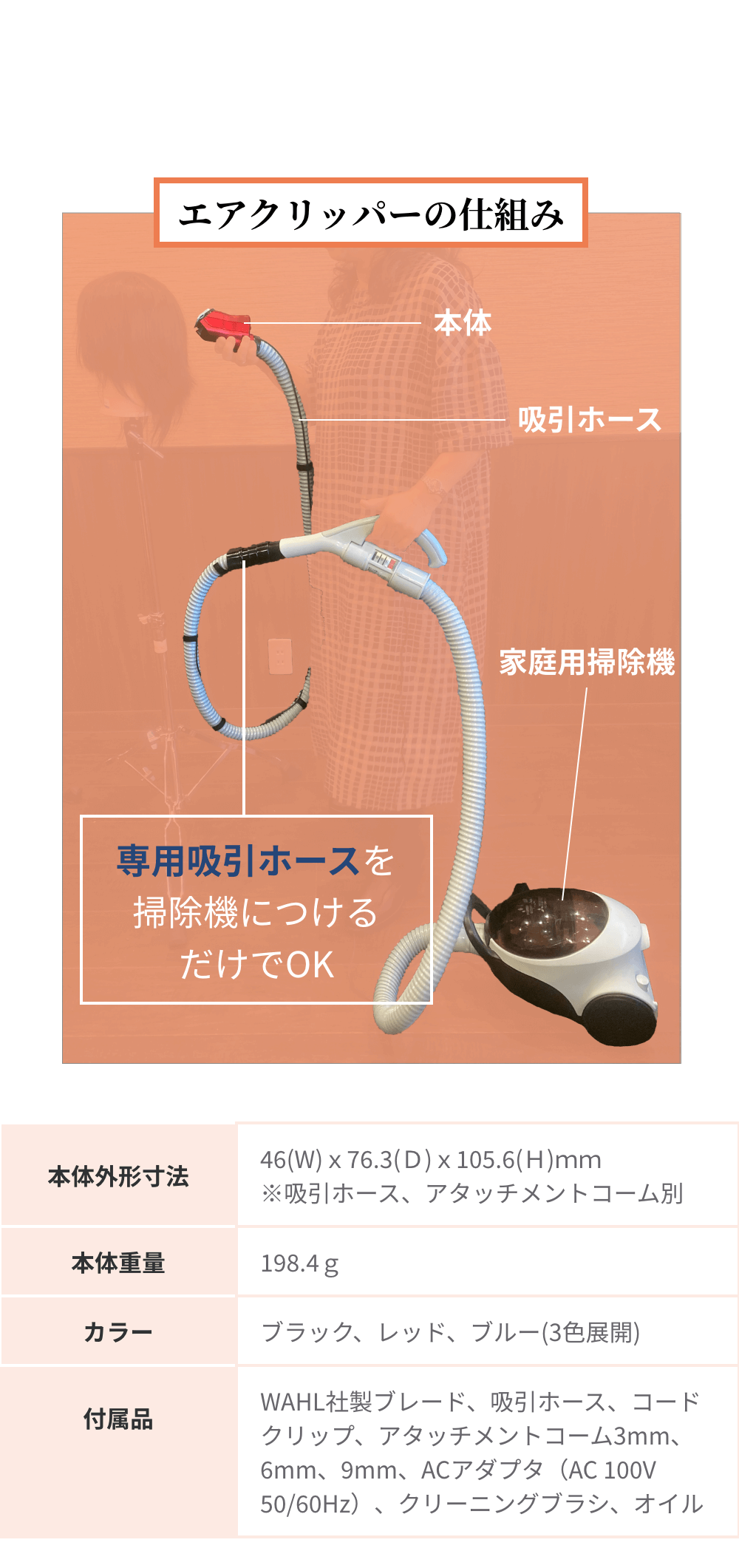 エアクリッパーの仕組み
